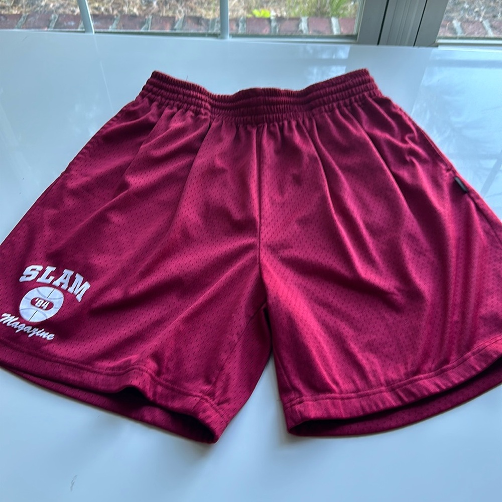 SLAM RETRO LOGO PRACTICE SHORTS. XL